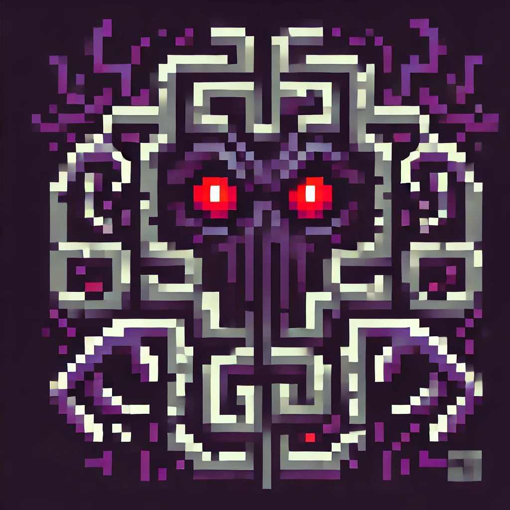 The Maze Conqueror Game Logo