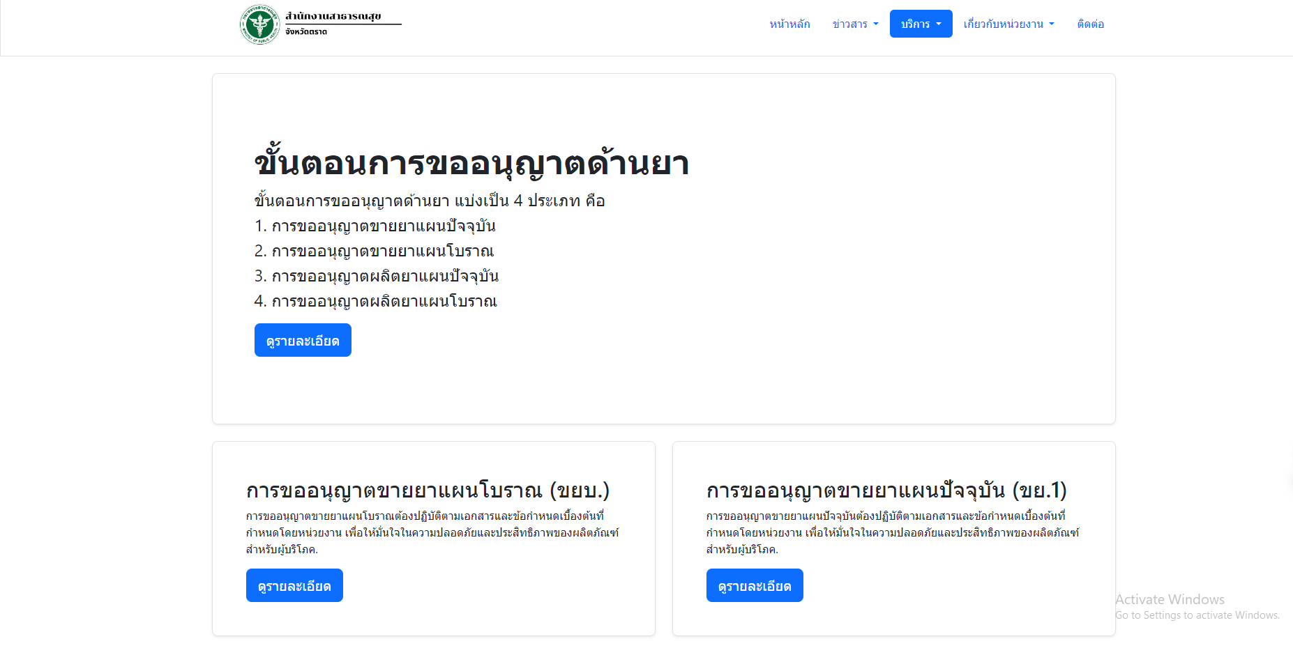 List of requests for drug licenses